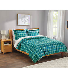 Stoneberry Home™ Plaid Sherpa Comforter Set