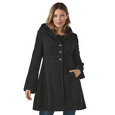 Fit-and-Flare Peacoat