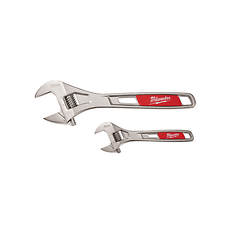 Milwaukee Tools 2-Piece Adjustable Wrench Set