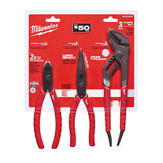 Milwaukee Tools 3-Piece Pliers Set