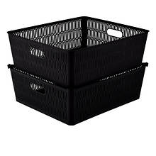 Slide-2-Stack-It Storage Tote Baskets