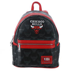 Loungefly Chicago Bulls Debossed Logo Mini Backpack