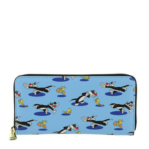 Loungefly Looney Tunes Tweety and Sylvester Zip Wallet