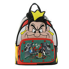 Loungefly Villains Scene Series Queen of Hearts Mini Backpack