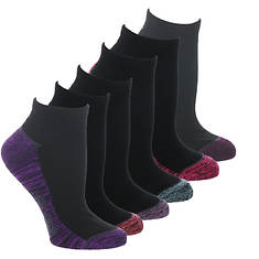 New Balance Women's 221QT09 Quarter Enhance Cushion 6-Pack Socks