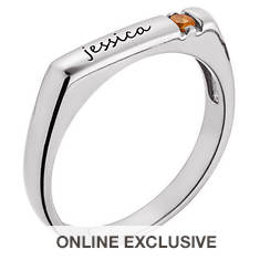 Custom Personalization Solutions Personalized Rectangle Ring
