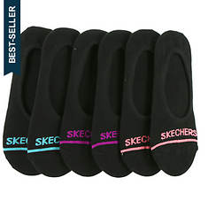 Skechers Women's S117841 Sport Liner 6-Pack Socks