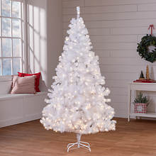 6.5ft White Christmas Tree