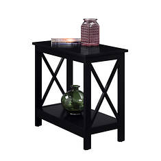 Oxford Chairside End Table with Shelf