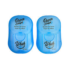 Wash On The Go Original Portable Hand Paper Soap Sheets