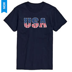 Instant Message Men's USA Red White Blue Tee