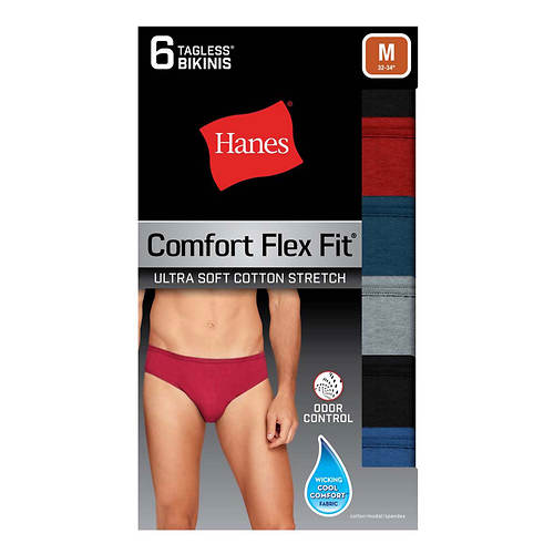 Hanes Men's Comfort Flex Bikini 6-Pack