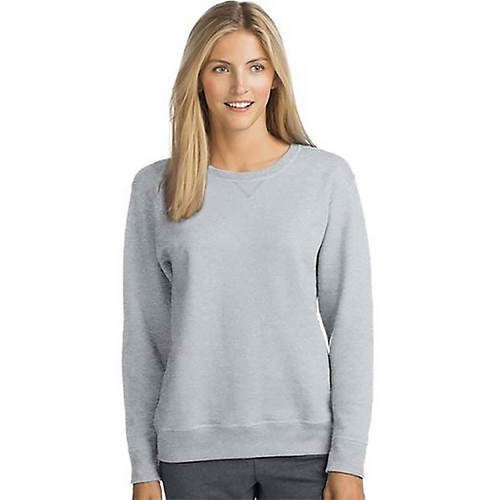 Hanes® Women's ComfortSoft EcoSmart Crewneck Sweatshirt