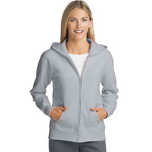 Hanes® Women's ComfortSoft EcoSmart Full Zip Hoodie Sweatshirt