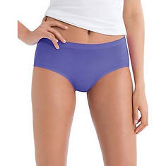 Hanes Women's Cool Comfort Cotton Low Rise Brief 6-Pack