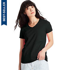 Hanes Women's Essential-T Short Sleeve V-Neck T-Shirt