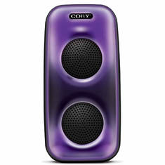 Coby 2 x 3" Color Changing Flame Bluetooth Speaker