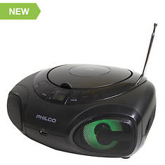 PHILCO Bluetooth CD Boombox with LED Lighting