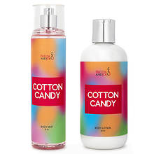 Freida and Joe Cotton Candy Lotion and Fragrance Body Mist Set