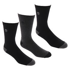 Timberland Men's Outdoor Rib HC Boot Sock 3-Pack