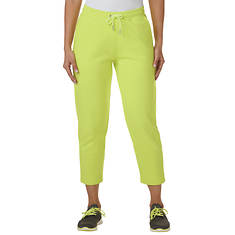 Vevo Active™ Women's French Terry Cropped Sweatpant
