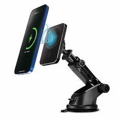 Car and Driver Magnetic Phone Mount Kit with Wireless Charging