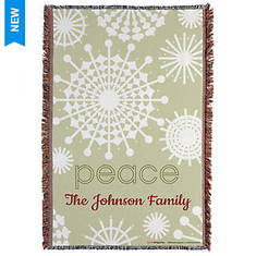 Custom Personalization Solutions Personalized Robin Zingone Peace Throw Blanket
