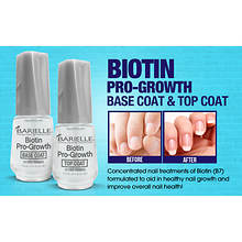 Barielle Pro-Growth Biotin Base and Top Coat 2-Piece Set
