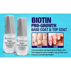 Barielle Pro-Growth Biotin Base and Top Coat 2-Piece Set