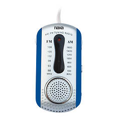 Naxa AM/FM Mini Pocket Radio with Built-In Speaker