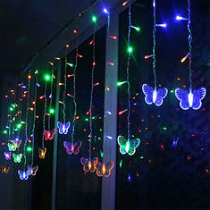 iMounTEK Butterfly Curtain String Lights