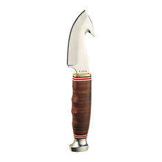 KA-BAR Knives Game Hook Knife with Leather Handle