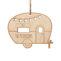 Custom Personalization Solutions Happy Campers Personalized Wood Ornament