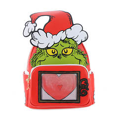 Loungefly Dr Seuss Grinch Lenticular Heart Mini Backpack