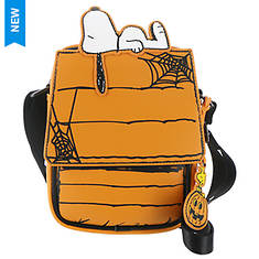 Loungefly-Peanuts Great Pumpkin Snoopy Doghouse Crossbody Bag