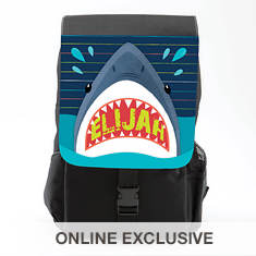 Jawsome Personalized Flap Backpack