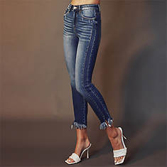 KanCan Women's Sylvia High-Rise Ankle Skinny Jean