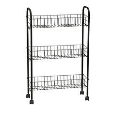 Household Essentials Inc Slim 3-Shelf Storage Cart