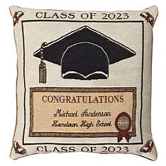 A Plus Class of 2023 Personalized Graduation Pillow
