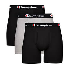 Champion® Men's Everyday Stretch Cotton Boxer Brief 3-Pack