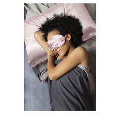 Meridian Point Home Satin Pillowcase and Eye Mask Set