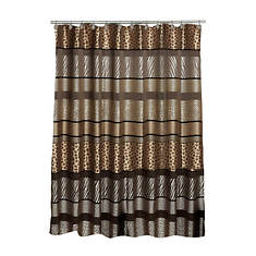 Popular Bath Safari Stripes Shower Curtain