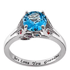 Mother's/Grandmother's Simulated Birthstones Ring