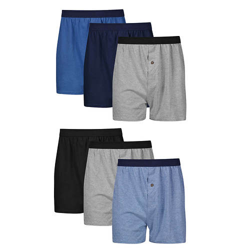 Hanes® Men's Comfortsoft Knit Boxer 6-Pack