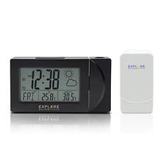 Explore Scientific Project Clock Radio with Weather Forecast and Outdoor Sensor