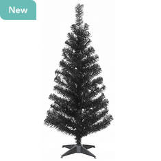 National Tree Company 3' Tinsel Tree with Plastic Stand