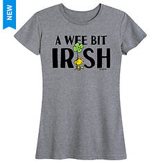 Peanuts Women's Wee Bit Irish Tee