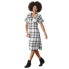 Masseys Flannel Shirttail Dress