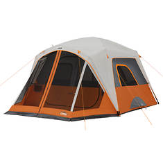 Core 6-Person Straight Wall Cabin Tent with Screen Room