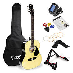 RockJam Full-Size Acoustic Guitar Kit